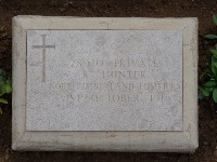 Struma Military Cemetery - Hunter, R